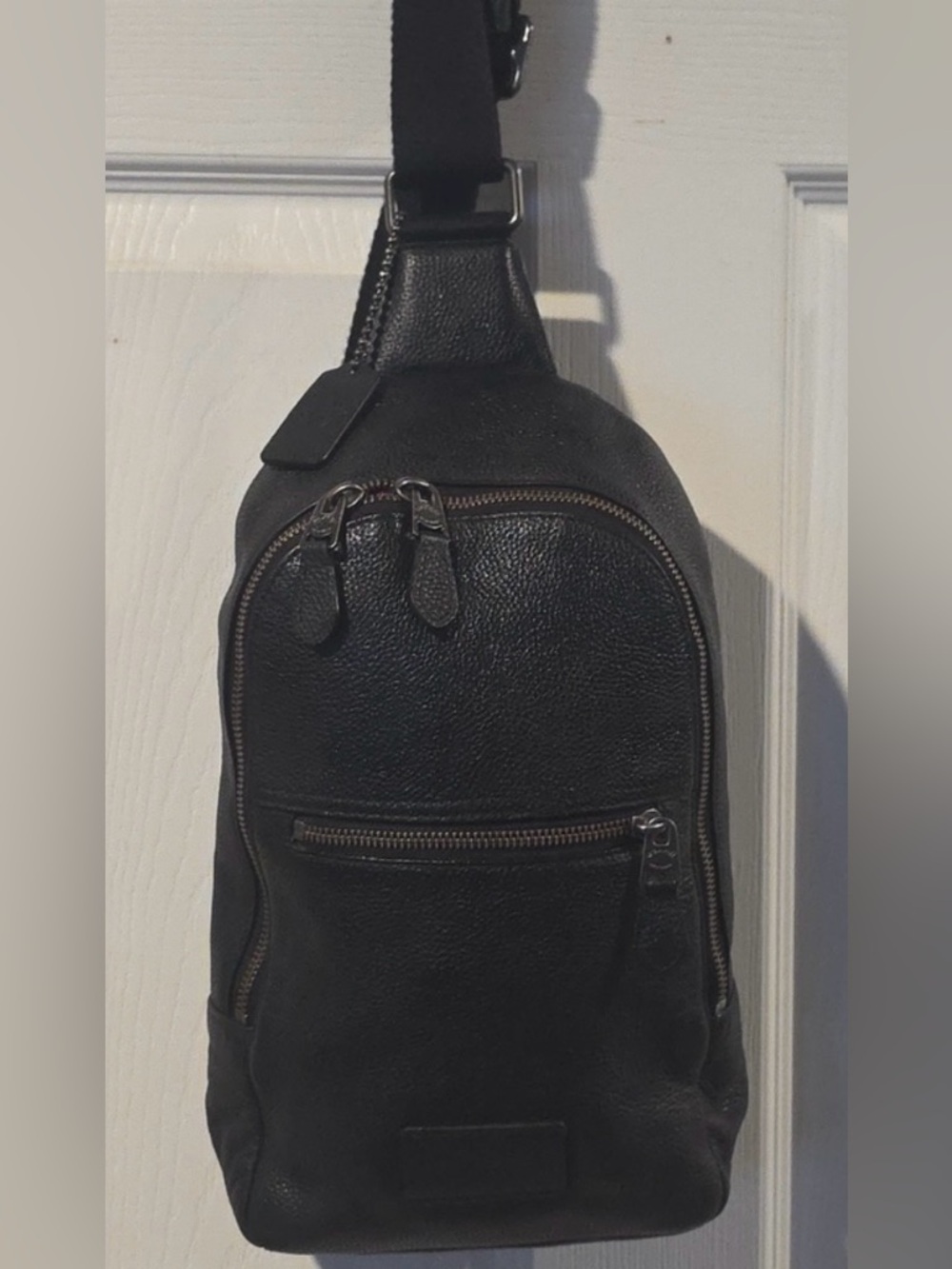 Coach Campus Leather Sling Pack (also known as the Campus Pack)